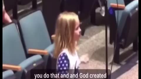 Young Girl Tells School Board, No Masks In School