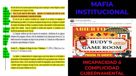 MAFIA INSTITUCIONAL; INCAPACIDAD ó COMPLICIDAD...JUZGUE USTED MISMO