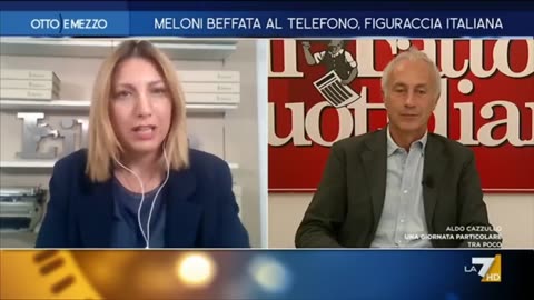 Marco Travaglio in tv:bisogna fare gli scherzi telefonici a Lady Aspen Giorgia Meloni per farle dire la verità agli italiani di quanto sia schiava serva e zerbina dei suoi padroni,da brava cameriera...TUTTI I POLITICI SONO SCHIAVI E SERVI DEI BANCHIERI