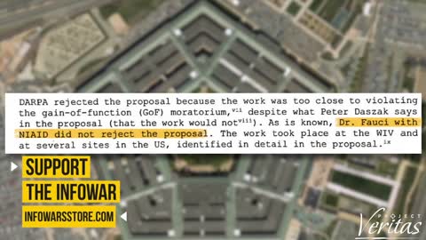 Pentagon Docs Confirm Fauci Secretly Developed Covid-19