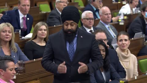 Conservative MP Jasraj Singh Hallan calls Freeland "the Minister of Netflix."