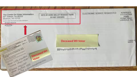 Part 1: Who is sending out illegal absentee voter applications and why?