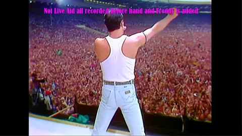 No Live Aid Recorded Before Hand, Freddy Like The Rest Added - Mickey/TheUnscrambledChannel
