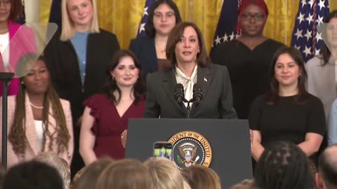 Kamala harris' word salad during Women's History Month speech