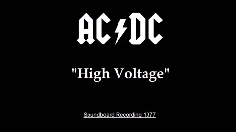 AC-DC - High Voltage (Live in San Francisco 1977) Soundboard