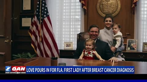 Love pours in for Fla. first lady after breast cancer diagnosis