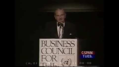 U.N. ROCKEFELLER AWARD DINNER 1994. RARE VIDEO FOOTAGE