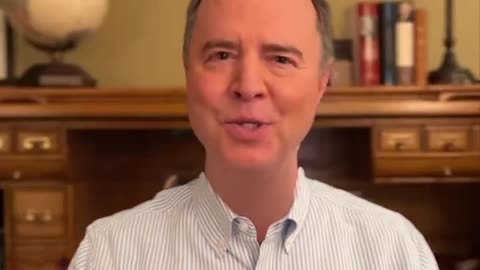 Adam Schiff demonstrates neck stretching Technologies