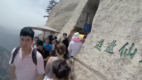 Hua Shan Cliffside Plank Walk