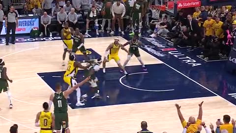 NBA - Siakam follows up the miss for the and-1! Pacers up 3. 19.1 seconds remaining