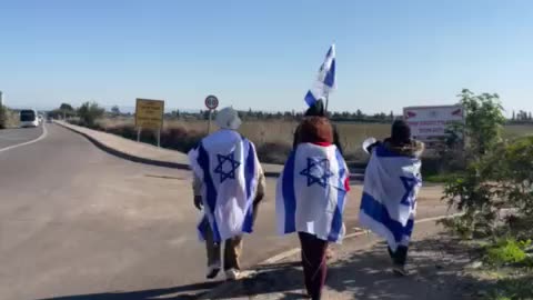 South Sudanese March In Tel Aviv In Solidarity with Israel