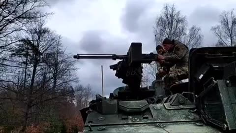 Stryker Armoured Combat Vehicle in action - Ukraine War Videos