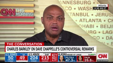 Charles Barkley reacts to Kyrie Irving and Dave Chappelle