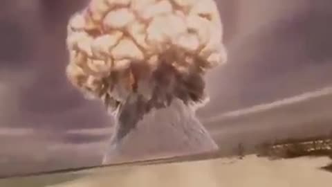Atomic bomb blast experience