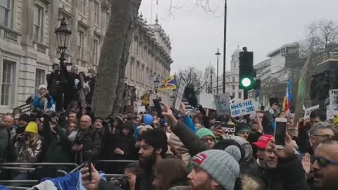 NHS staff are throwing their uniforms in protest of the vaccine mandate