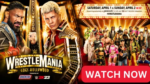 WWE Wrestlemania 39 1st April 2023 Full Highlights - Wrestlemania 39 Highlights Full Show 4/1/2023