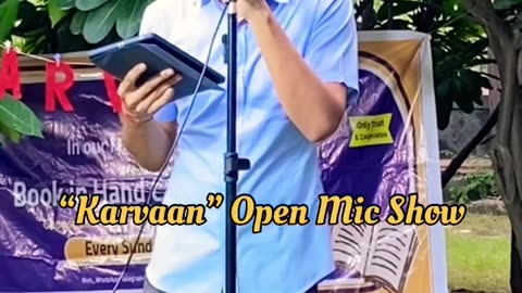 Karvaan Open Mic Hindi Poetry