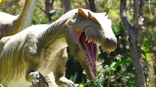 A Model Of A Dinosaurs