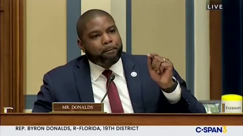 Byron Donalds Chews Out Corrupt Congress