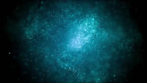 Light Illuminating Blue Glitter Particles | 4K Relaxing Screensaver