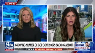 South Dakota Gov Kristi Noem Shows Her Support For What Abbott Is Doing In Texas