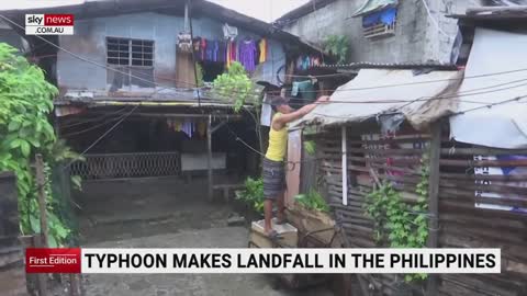 Typhoon Noru makes landfall in Philippines