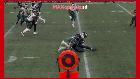DK Metcalf INSANE LEG CATCH vs EAGLES | CATCH of the YEAR Eagles Seahawks 2023 4th QTR #nflreaction