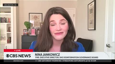 Nina Jankowicz Says Ministry of Truth ‘Was a Victim of Disinformation’
