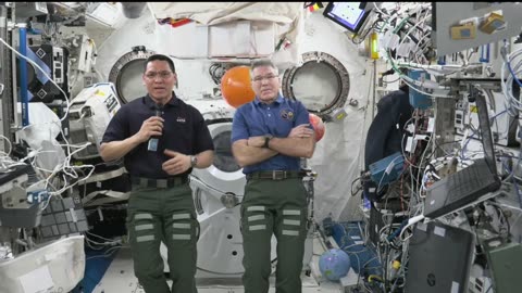 Expedition 69 Space Station Crew Answer Glaveston Taxes Student Question