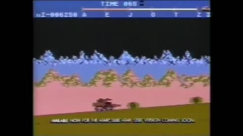 1984 Moon Patrol Atari Commercial
