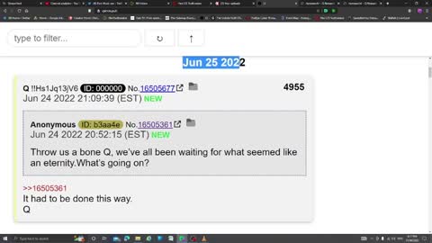Q Is Back. New Posts.