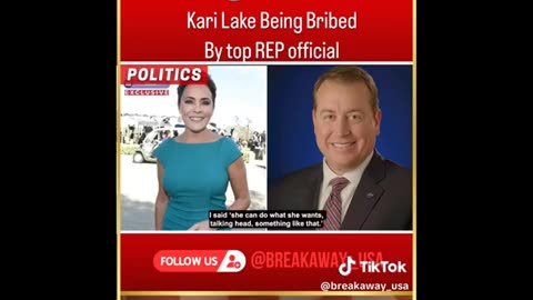 Kari Lake trying to be bribed...