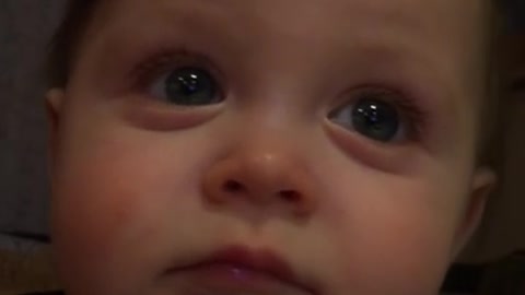 Baby emotionally moved by Bocelli song to Elmo