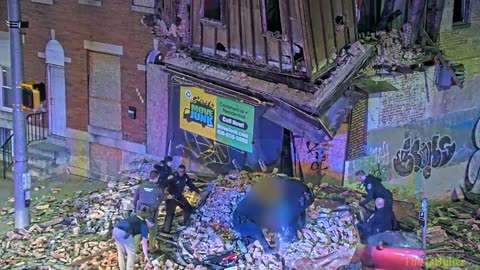 Video shows fatal crash, building collapse after attempted traffic stop in east Baltimore