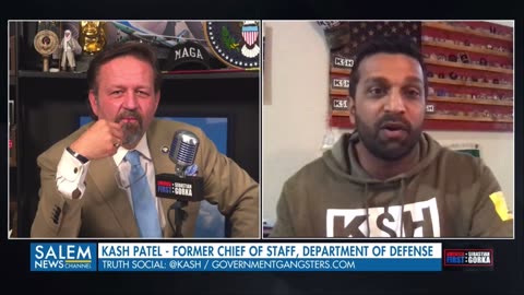Kash Patel tells Dr. Gorka they will come up with an scapegoat to blame for the cocaine.