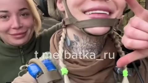 Female Ukrainian Tic Toc Militant
