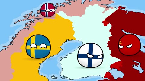 History of Finland - Countryballs