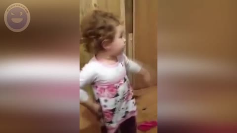 Little girl fighting with her mother!