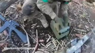 🔥 Ukraine Russia War | Ukrainian Soldier Suppresses Enemy Positions with DShK Machine Gun in K | RCF