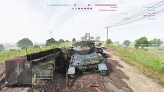 battlefield v flakpanzer iv wirbelwind (AA) in action