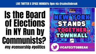 Is The Board of Elections Run by Communists? NY Stands Together Townhall - Featuring Mark 4 NY and Cara Castronuova