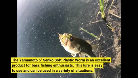 Buyer Feedback: YAMAMOTO 5" Senko Soft Plastic Worm Easy to Use Bass Fishing Stick Bait Lures -...