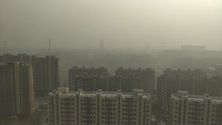 Foggy Day in Beijing on December 8, 2019