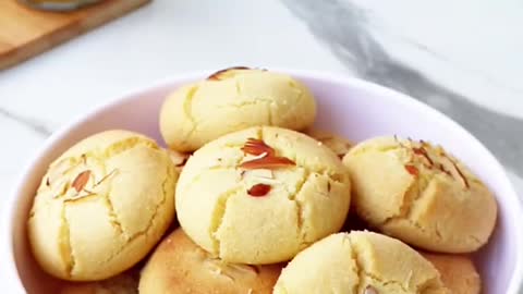 Naankhatai - Eggless Naankhatai - Eggless Butter Cookies - Eggless Cookies #naankhatai #eggless