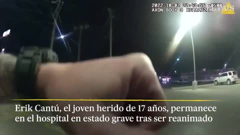 El impactante momento en el que policía de Texas dispara a adolescente estacionado