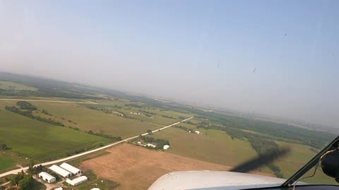 Flight from KEWK-KVTI. Headed to Oshkosh for Airventure