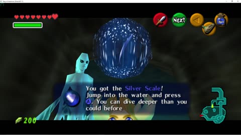 Ocarina of Time - Zora's Domain Diving Game