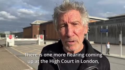 Legend Roger Waters after visiting Julian in Belmarsh #FreeAssange