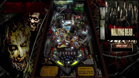 The Walking Dead LE 4K Visual pinball / VPX game play