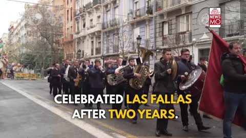 Spain Celebrated 'Las Fallas' After Two Years of Lockdown | Newsmo | India Today